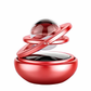 Solar Car Air Freshener Rotating Double-Ring For Car Dashboard